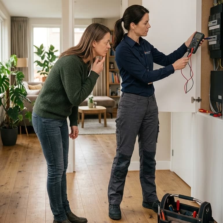 Interieur van een woonhuis